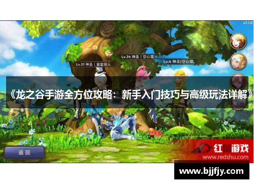 《龙之谷手游全方位攻略：新手入门技巧与高级玩法详解》